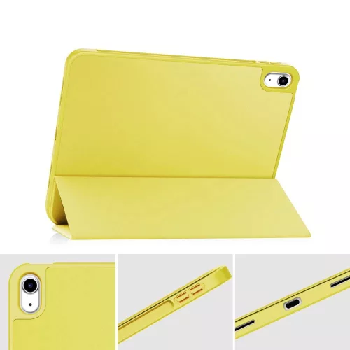 Tech-Protect iPad tok Pencil tartóval - Sárga - iPad 10.9" 2022