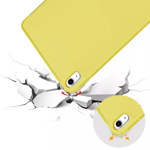 Tech-Protect iPad tok Pencil tartóval - Sárga - iPad 10.9" 2022