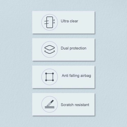 Nillkin Nature Pro Ütésálló tok iPhone 16 Pro - átlátszó