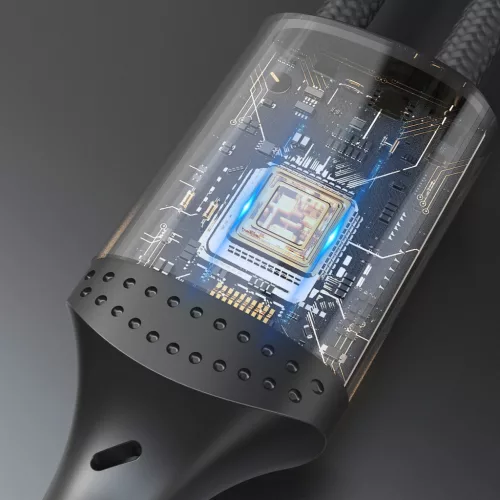 Dudao L3CL USB-C / Lightning kábel 30W 2m Fonott Kábel – Fekete