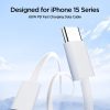 Joyroom S-A45 USB-C / USB-C 60W kábel, 1 méter – fehér