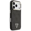 iPhone 17 Pro, Guess - Hardcase 4G Triangle Logo MagSafe tok - Fekete