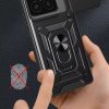 Modern Ütésálló Telefontok Állvánnyal és Kamera Védelemmel Xiaomi 15 - Fekete