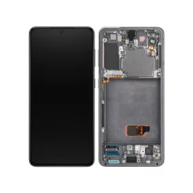  Gyári OEM LCD kijelző - Keret nélkül - Samsung Galaxy S21 5G 2021 - SM-G991