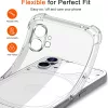 Nothing Phone 1, Rugalmas, ütésálló tok - Átlátszó - Techsuit Shockproof Clear Silicone 