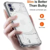 Nothing Phone 1, Rugalmas, ütésálló tok - Átlátszó - Techsuit Shockproof Clear Silicone 