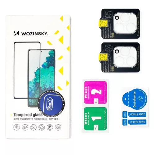 Wozinsky Full Camera Glass Samsung Galaxy Z Flip 7-hez (2 darabos készlet)