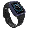 Védőtokos Szíj Apple Watch 42/44/45 mm - Fekete/Kék