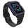 Védőtokos Szíj Apple Watch 42/44/45 mm - Fekete/Kék