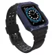 Védőtokos Szíj Apple Watch 42/44/45 mm - Fekete/Kék