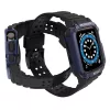 Védőtokos Szíj Apple Watch 42/44/45 mm - Fekete/Kék