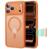 iPhone 17 Pro Max, Ütésállő MagSafe-es tok, Kameravédelemmel, Légpárnás sarkokkal - Matt narancssárga - ESR Classic Hybrid HaloLock