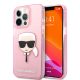 Karl Lagerfeld Glitteres Szilikon Tok iPhone 13 Mini - Rózsaszín
