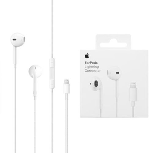 Apple EarPods vezetékes fülhallgató - Lightning csatlakozóval, mikrofonnal - Fehér
