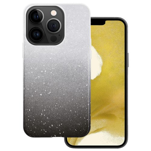 Csillogós átmenetes ezüst tok (iPhone 13 Mini)