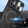 iPhone 11, Modern ütésálló MagSafe-es tok állvány, kameravédelemmel - Techsuit CamGuard Pro