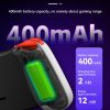 Techsuit - Vezeték nélküli kontroller (D6 DP) - Telefonokhoz, Bluetooth, 400mAh - Fehér