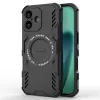 Techsuit - ArmorMag tok Ütésálló MagSafe tok - iPhone 17 - Fekete