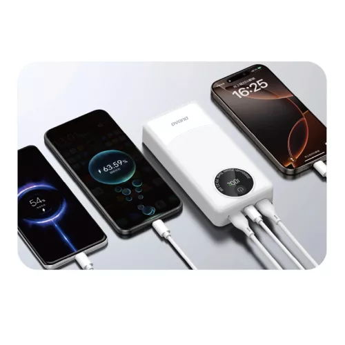 Dudao K12Pro Powerbank 22.5W PD 20000mAh USB-A / USB-C - Fehér