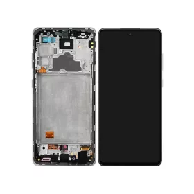   Gyári OEM LCD kijelző - Fekete - Samsung Galaxy A72 4G/5G 2021 - SM-A725/A726