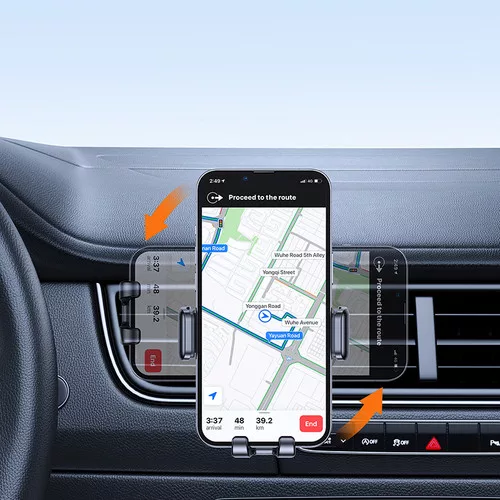 Joyroom – Mechanikus autós telefontartó szellőzőrácsra (JR-ZS283) – fekete