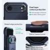 iPhone 17 Air, Ütésálló MagSafe-es tok, kitámasztóval, háromrétegű védelemmel - Kék - ESR - Cyber Armor Kickstand