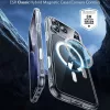 iPhone 17 Pro Max, Ütésállő MagSafe-es tok, Kameravédelemmel, Légpárnás sarkokkal - Átlátszó - ESR Classic Hybrid HaloLock