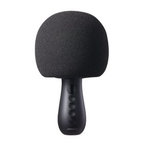   Joyroom Hordozható mikrofon (JR-MC6) LED digitális kijelző, TWS kapcsolat, 7 hanghatás-opció, 5W – Fekete