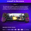 Techsuit - Vezeték nélküli kontroller (D6 DP) - Telefonokhoz, Bluetooth, 400mAh - Fekete