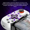 Techsuit - Vezeték nélküli kontroller (D6 DP) - Telefonokhoz, Bluetooth, 400mAh - Fekete