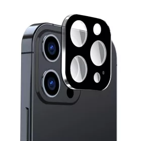   Techsuit - Full Camera Glass Kameravédő fólia - iPhone 16 Pro / iPhone 16 Pro Max - Fekete