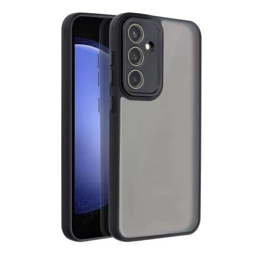 VARIETE Átlátszó matt tok SAMSUNG S25 Ultra - Fekete