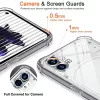 Xiaomi 15 Ultra, Rugalmas, ütésálló tok - Füstös fekete - Techsuit Shockproof Clear Silicone 
