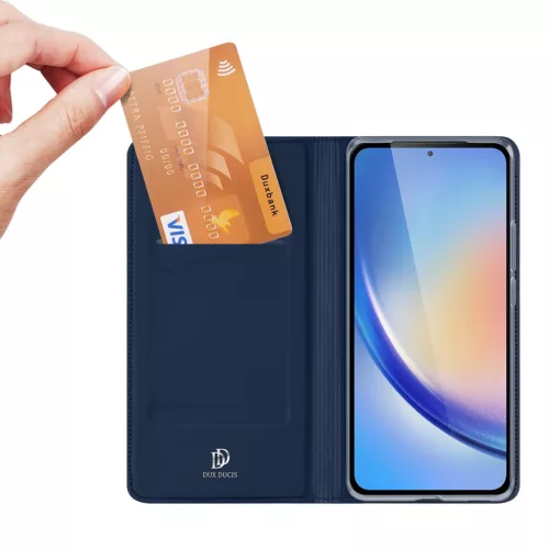 Dux Ducis Skin Pro kinyitható kék tok (Samsung Galaxy A35)