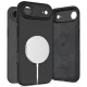 iPhone 17 Air, Tech-Protect Silicone MagSafe tok - Matt fekete
