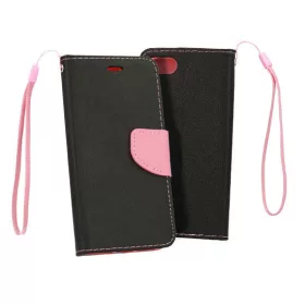 Kinyitható fekete-rózsaszín tok (iPhone 14)