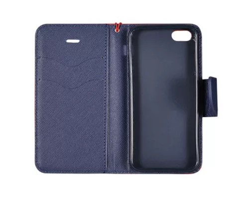Fancy Case Kinyitható piros-kék tok (iPhone 12 Mini)