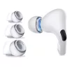 Cserélhető fülpárna (3 darabos) készlet - Apple AirPods Pro 3 -hoz, prémium szilikon, XS, S, L méretek - Fehér - Techsuit - AirVibe (ET2) 