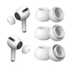 Cserélhető fülpárna (3 darabos) készlet - Apple AirPods Pro 3 -hoz, prémium szilikon, XS, S, L méretek - Fehér - Techsuit - AirVibe (ET2) 