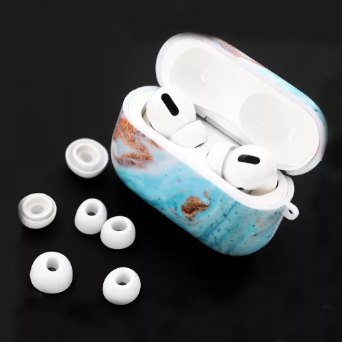 Cserélhető fülpárna (3 darabos) készlet - Apple AirPods Pro 3 -hoz, prémium szilikon, XS, S, L méretek - Fehér - Techsuit - AirVibe (ET2) 