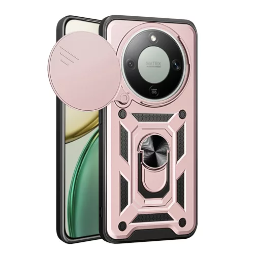 Techsuit - CamShield tok Honor Magic 8 Lite  - Rózsaszín