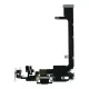 Eredeti, Audio+Dock csatlakozó flex kábel csatlakozóval iPhone 11 Pro Max (6,5"-es) készülékhez, fekete