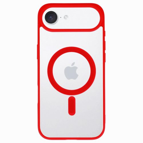 iPhone 17 Air , MagSafe ütésálló tok - Piros - Acrylic Color Case