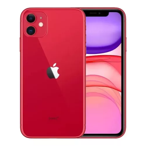 iPhone 11 128G Red - 100% Akku - Használt, Független Jó állapotú - 6 Hónap Garancia