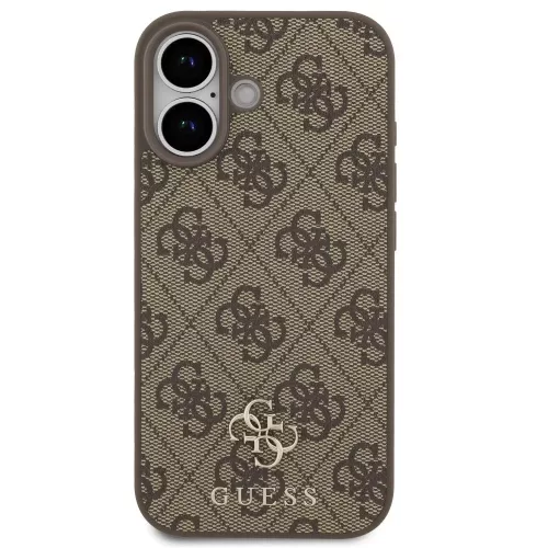 iPhone 17, Guess 4G Small and Classic Logo MagSafe tok - Barna