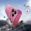 iPhone 17 Pro, Ütésálló MagSafe-es tok, kitámasztóval, háromrétegű védelemmel - Rózsaszín - ESR - Cyber Armor Kickstand