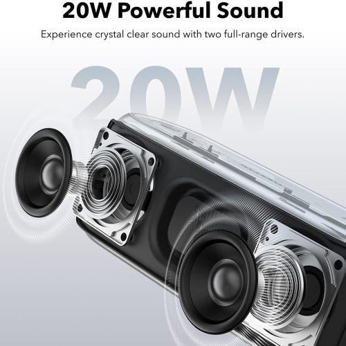 Anker – Vezeték nélküli hangszóró Soundcore Select 2S – True Wireless Stereo, 20W, IPX7 – Fekete