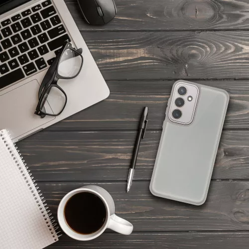 VARIETE Átlátszó matt tok SAMSUNG S25 Ultra - Szürke