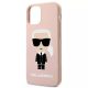 Karl Lagerfeld Szilikon Tok iPhone 12 Mini - Rózsaszín