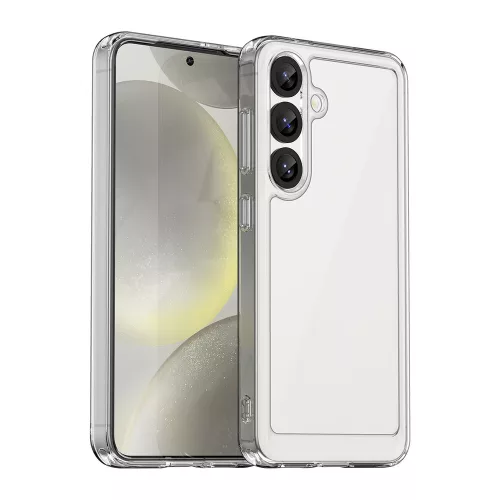 Google Pixel 10, Ütésálló átlátszó szilikon tok - Outer Space